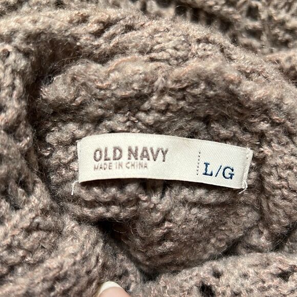 Old Navy Loosen Knit Sweater Tan size Large - Picture 7 of 8